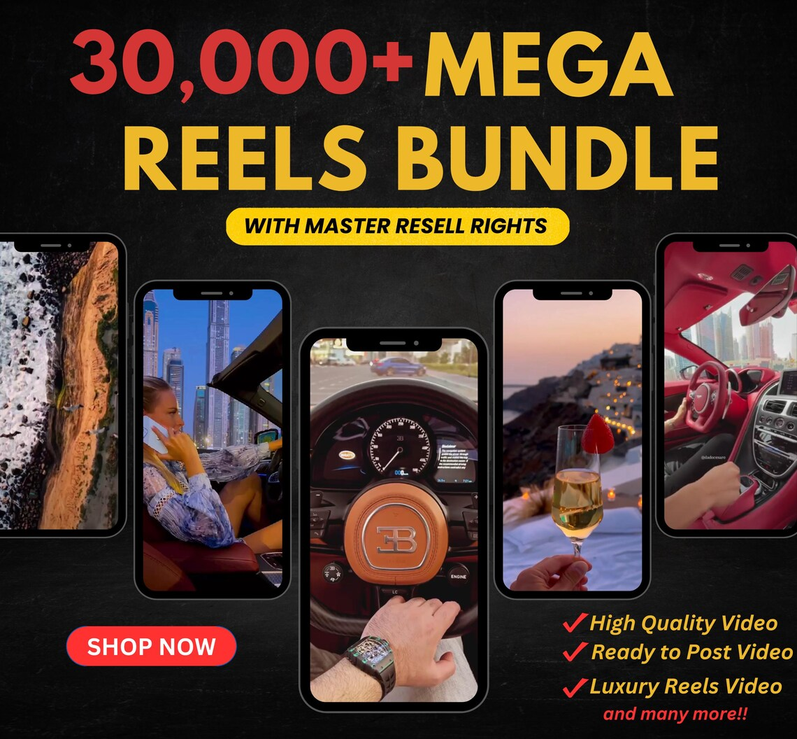 30,000 + Mega Reels Bundle