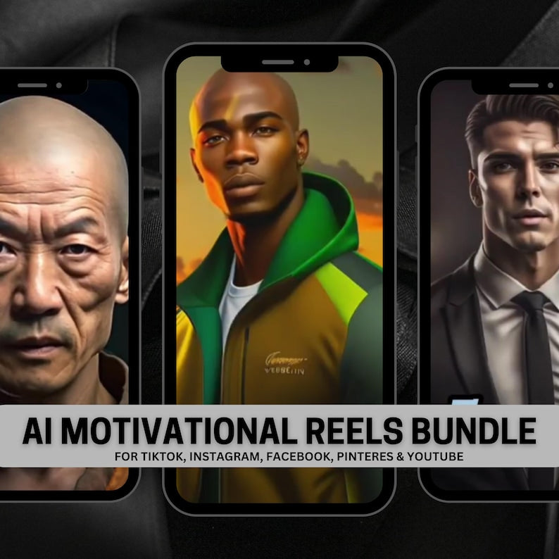 500+ AI Motivational Reels Bundle