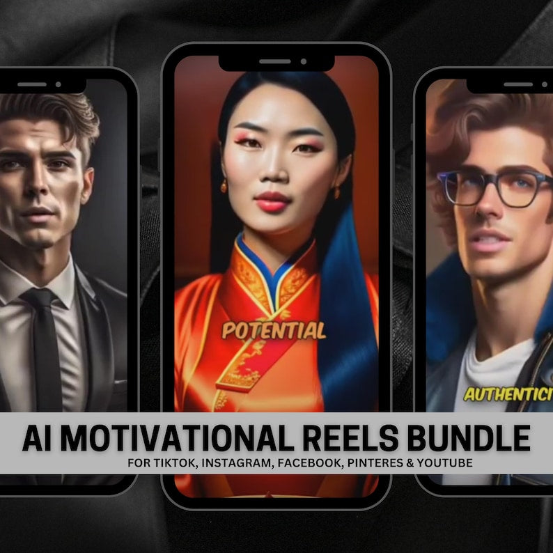 500+ AI Motivational Reels Bundle